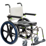 Rehab Wheeled Shower Commode - Self Propelled w/o Tilt